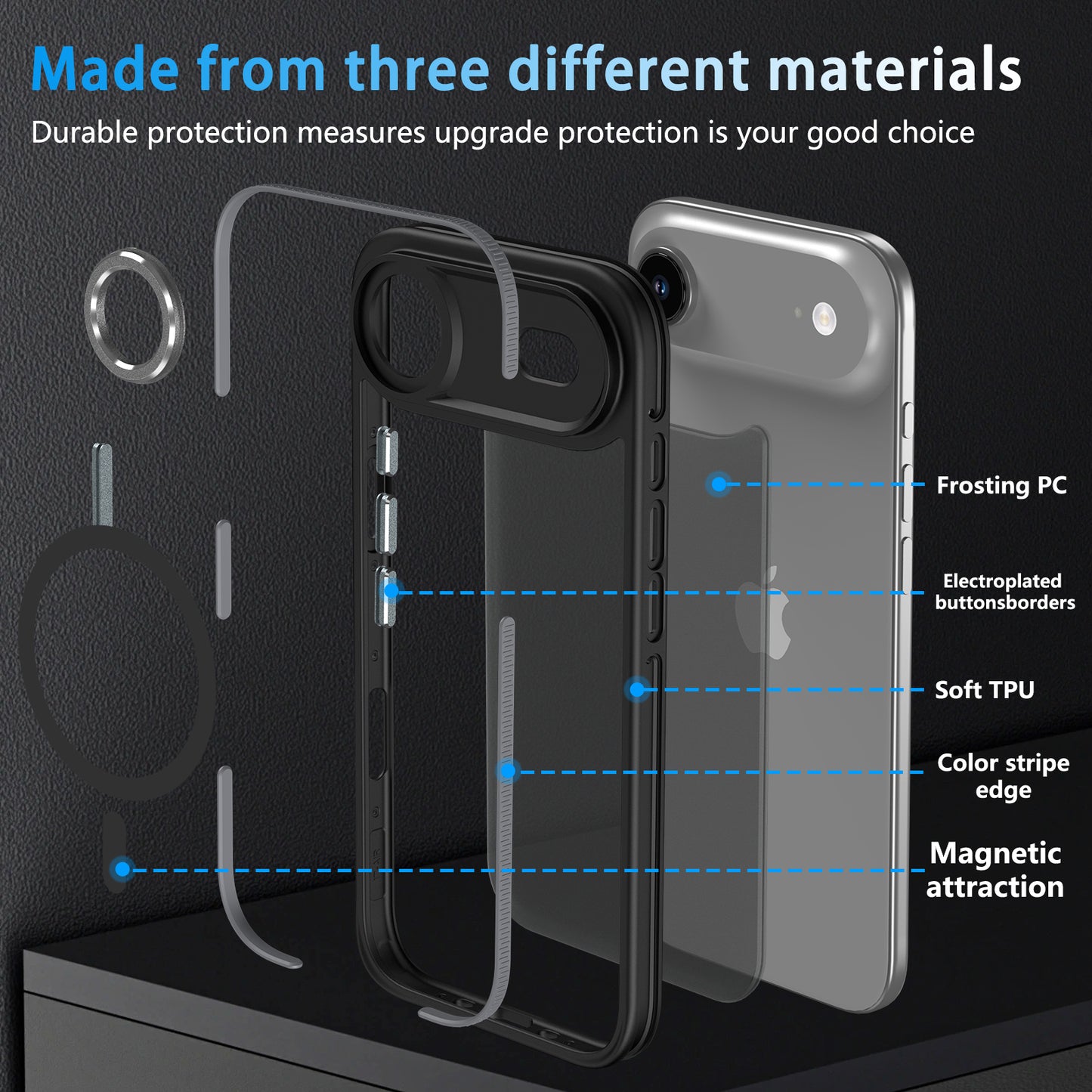 iPhone Air Hybrid Matte Magsafe Case