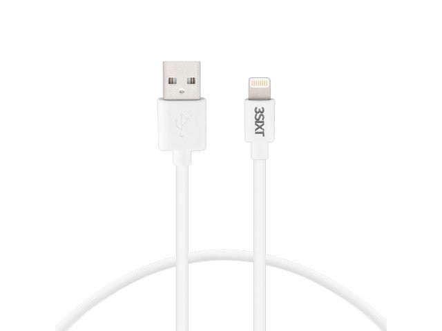 3sixT Charge & Sync Cable - Lightning - 1m - White