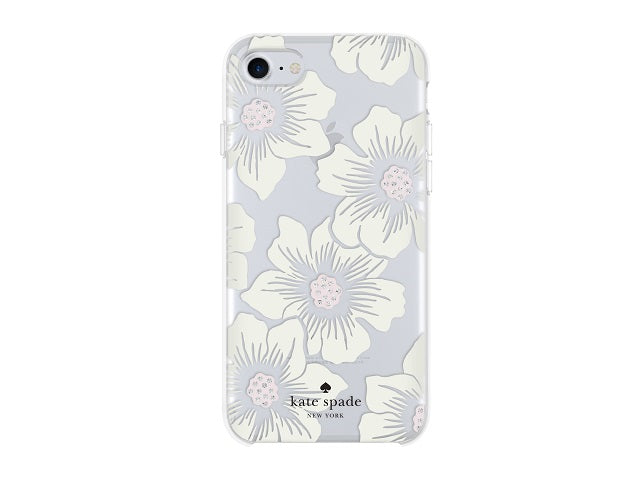 KSNY Hardshell Clear iPhone 7/8/SE - Hollyhock/Gems