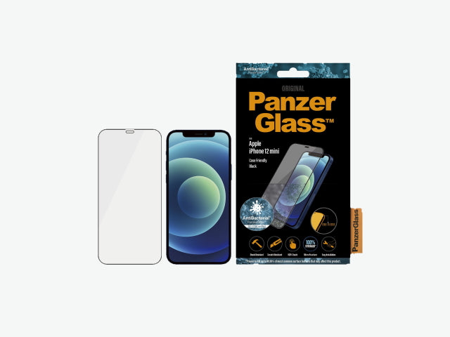 PanzerGlass for iPhone 12 mini - Black - Case Friendly