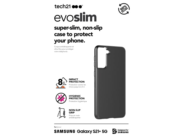 Tech21 EvoSlim for Samsung GS21+ - Black