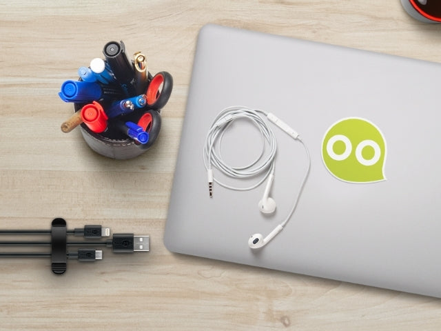 Goobay Cable Management Clip SET 6-pcs black