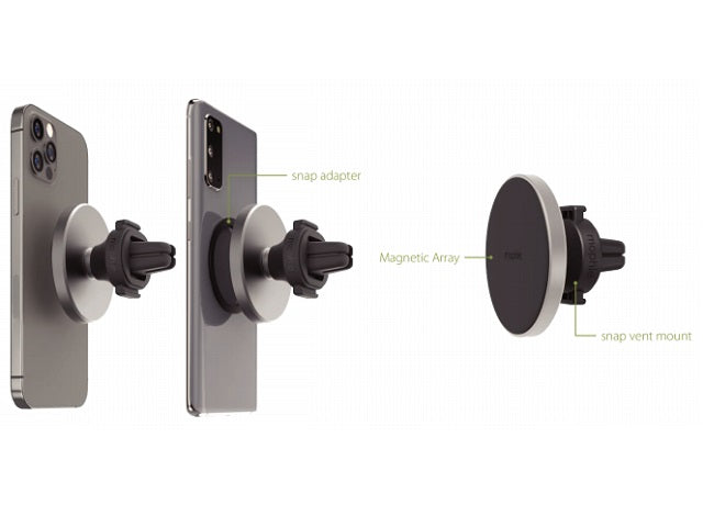 Mophie-UNV Snap vent mount-Black (non wireless)