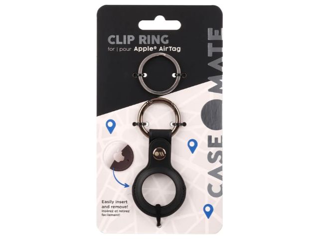 Casemate Clip Ring - AirTag - Black