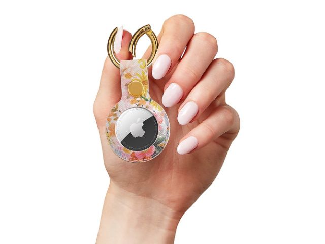 Rifle Paper Clip Ring - AirTag - Marguerite