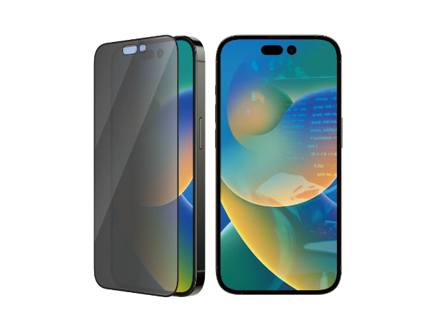 PanzerGlass UltraWide Fit Privcy AB w/Aligner-iPhone 14 Pro