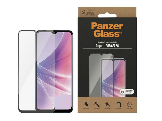 PanzerGlass SP - Oppo A57/A57s/A77/A78 5G/A38 - Black