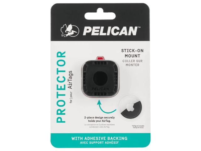 Pelican Protector Mount - AirTag - Black