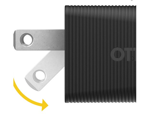 Otterbox 3 Prt GaN Wall Chg 72W | 30W USB-C x 2 + 12W USB-A