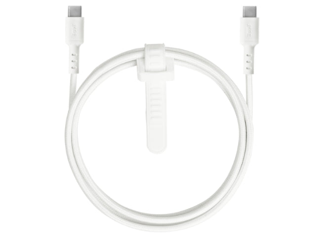 3sixT Tough USB-C to USB-C 5A Cable 1.2m - White