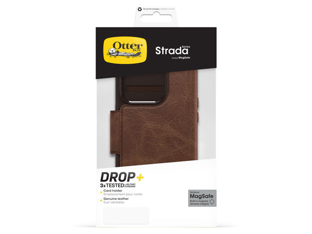 OtterBox Strada Magsafe - iPhone 15 Pro - Espresso