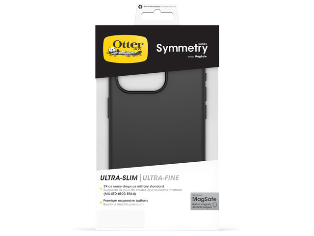 OtterBox Symmetry Plus - iPhone 15 Pro Max - Black