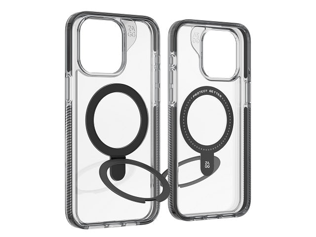 ZAGG Santa Cruz Snap w/ Ringstand - iPhone 15 Pro Max -Black
