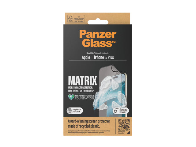 PanzerGlass Matrix Hybrid Glass SP - iPhone 15 Plus