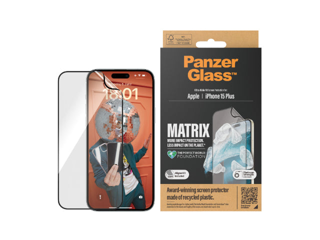 PanzerGlass Matrix Hybrid Glass SP - iPhone 15 Plus