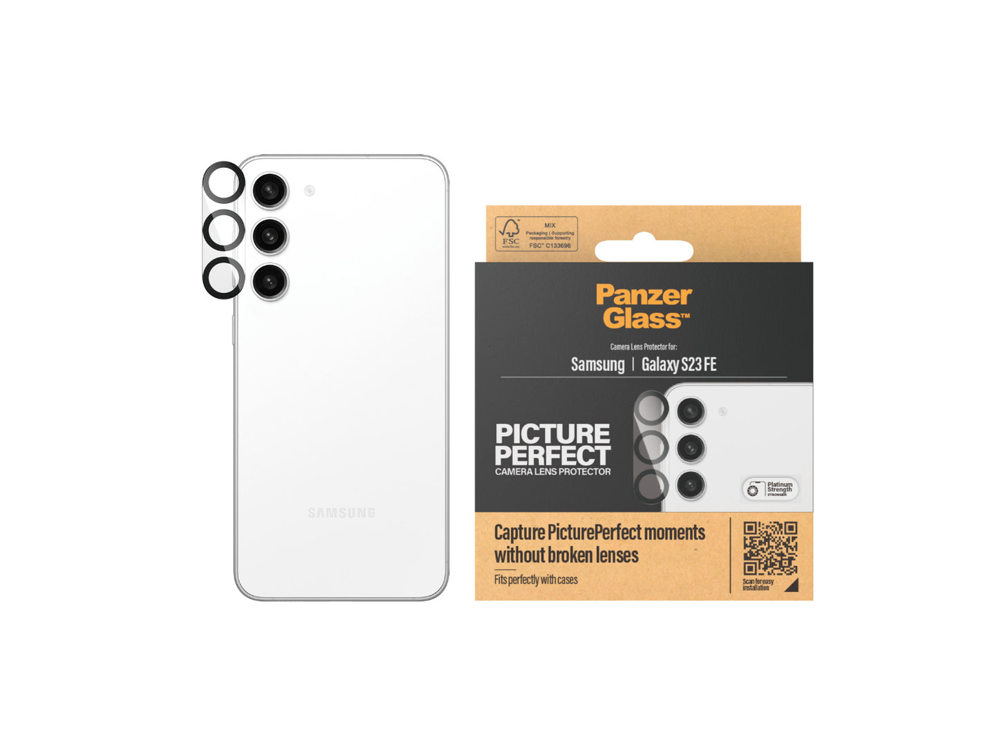 PanzerGlass Picture Perfct Lens Protctr-Samsung Galaxy S23FE