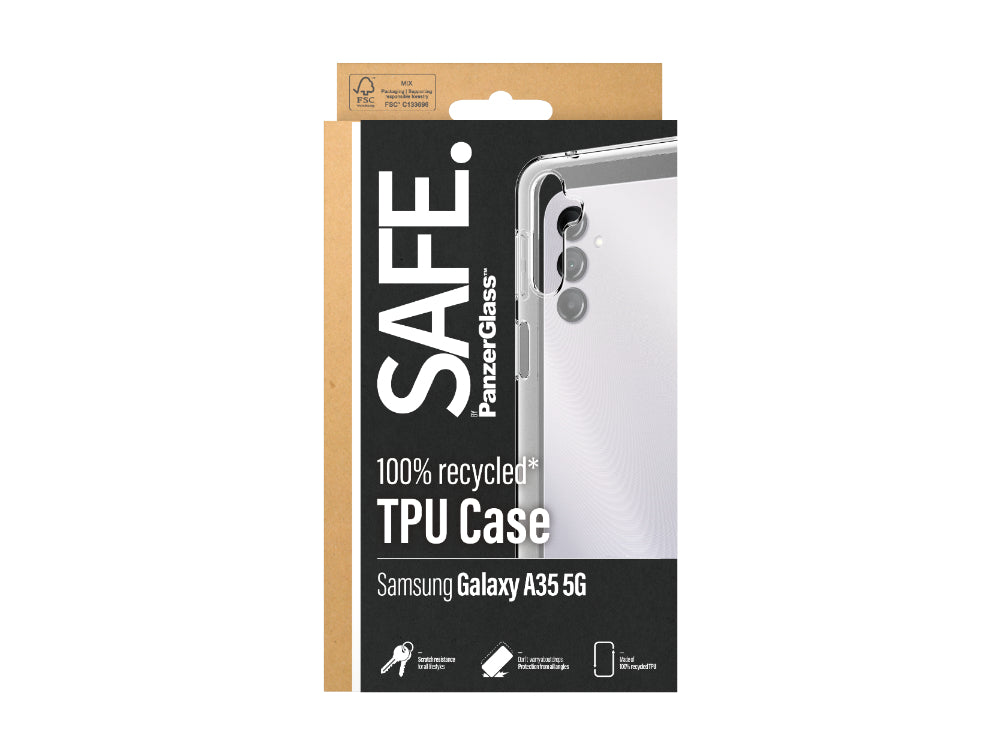 SAFE by Panzer TPU Case - Samsung Galaxy A35 - Clear