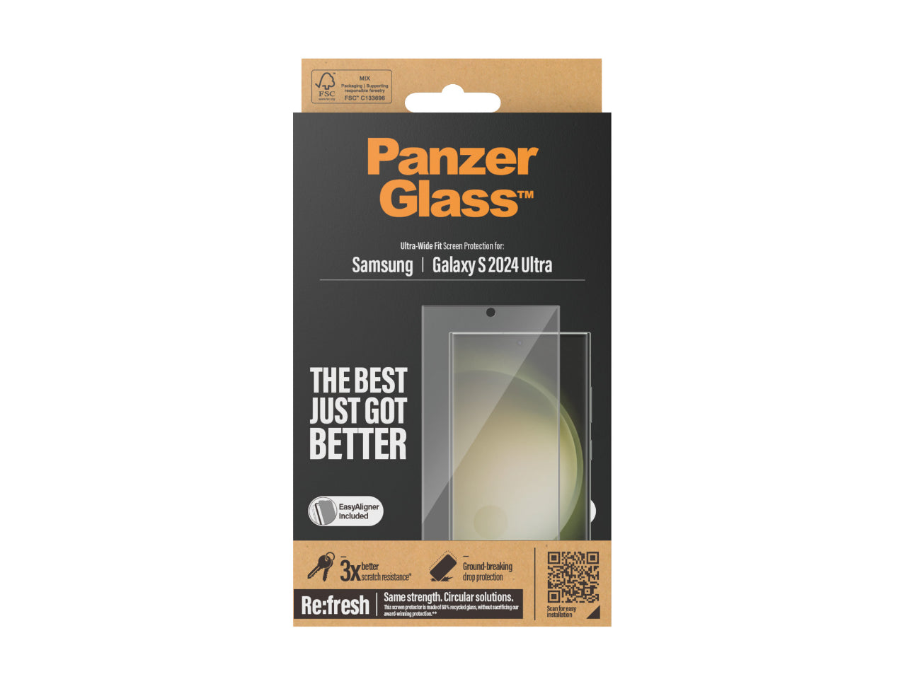 PanzerGlass UltraWide Fit w/ Aligner SP - Samsung GS24 Ultra