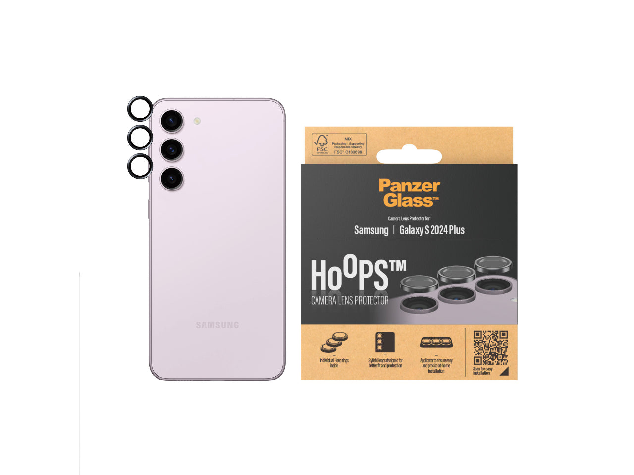 PanzerGlass Hoops Lens Protector-Samsung GS24+