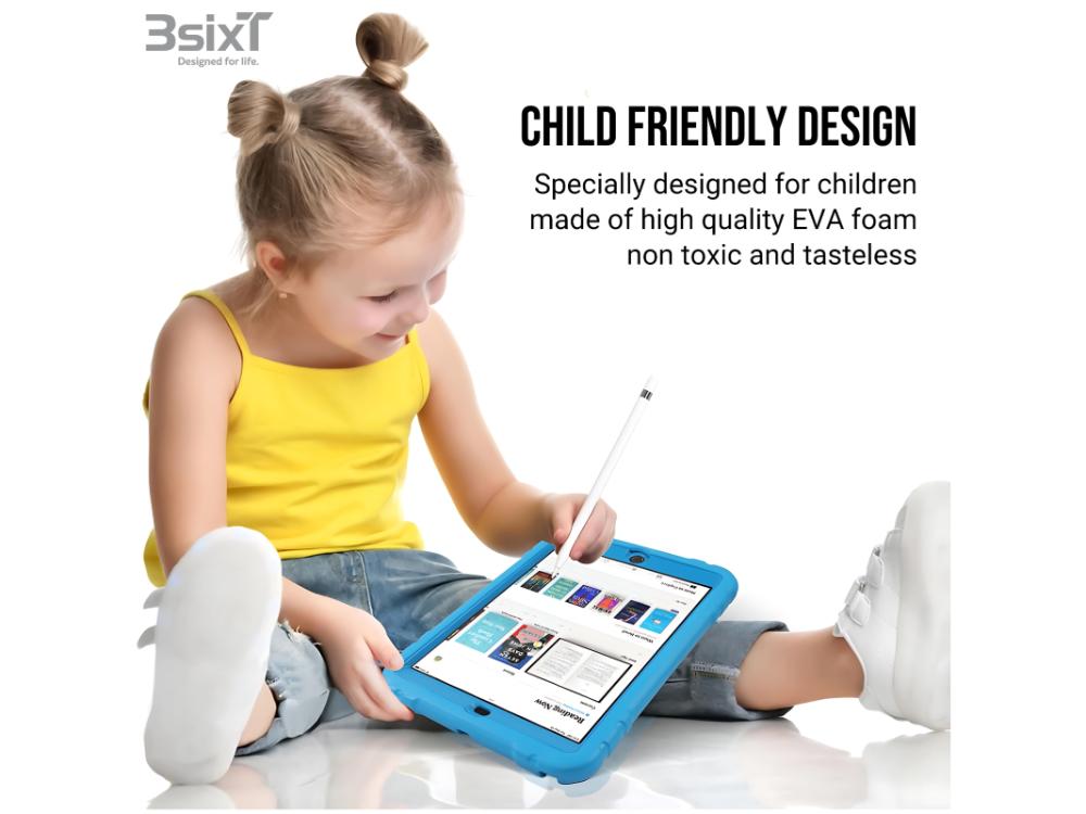 3sixT Kids Safe Case - iPad 10.9/11 Gen 10/A16 - Blue