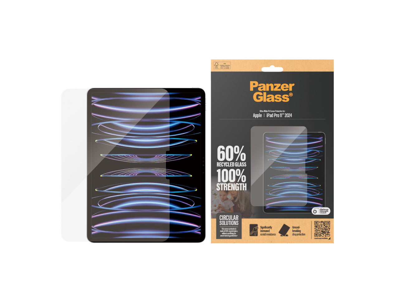 PanzerGlass UltraWide Fit SP - iPad Pro 11 Gen 5 2024