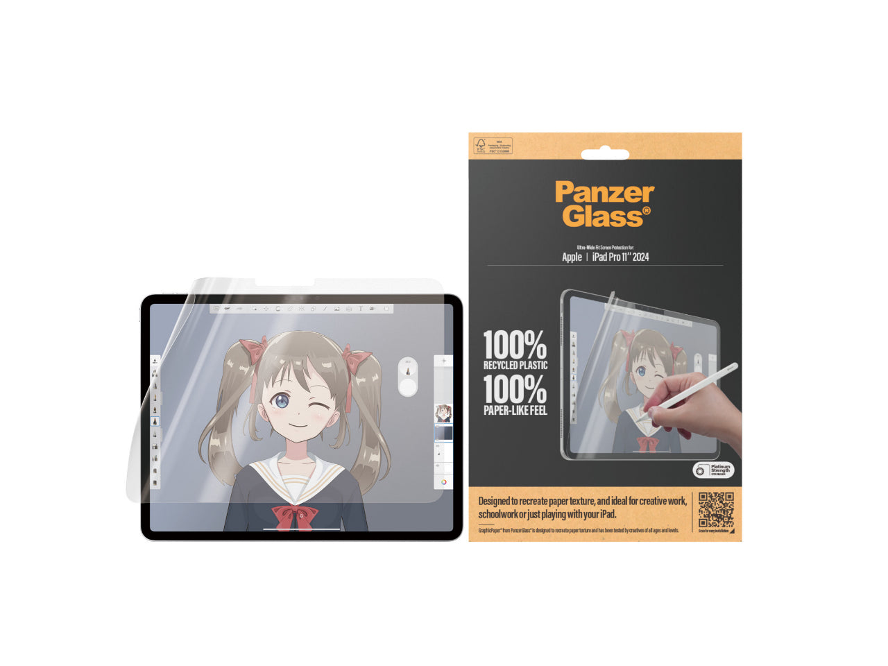 PanzerGlass Graphic Paper SP - iPad Pro 11 Gen 5 2024