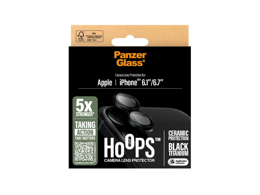 PanzerGlass Ceramic Hoops LP -iPhone 16/Plus