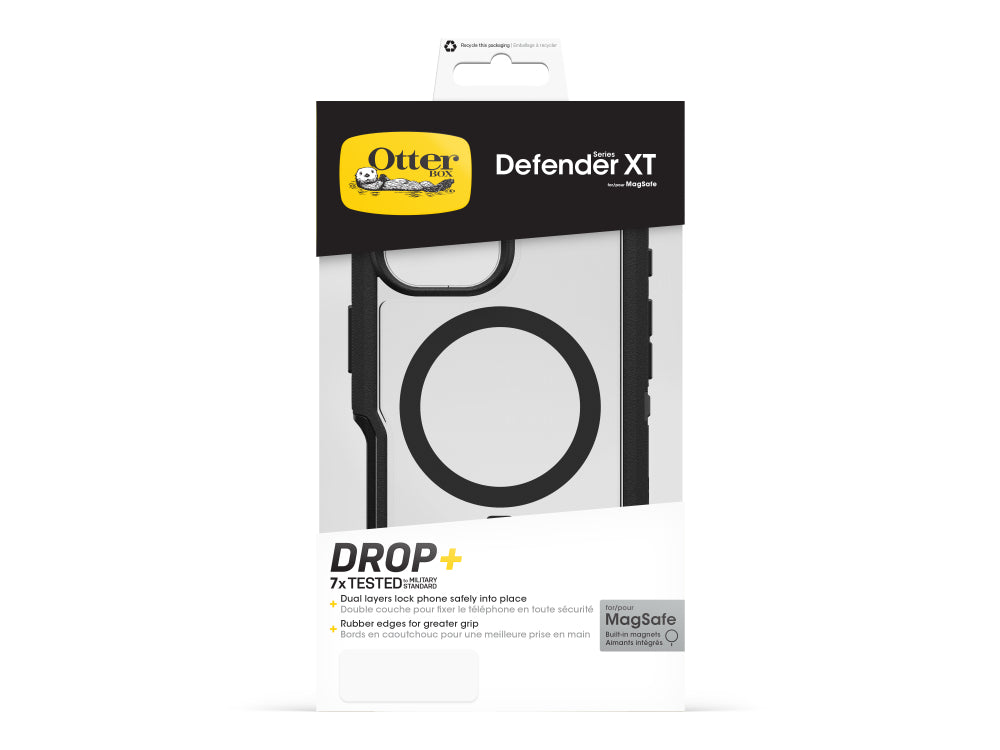 OtterBox Defender XT Clear - iPhone 16 - Dark Side