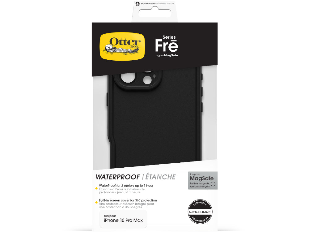 OtterBox Fre MagSafe - iPhone 16 Pro Max - Black