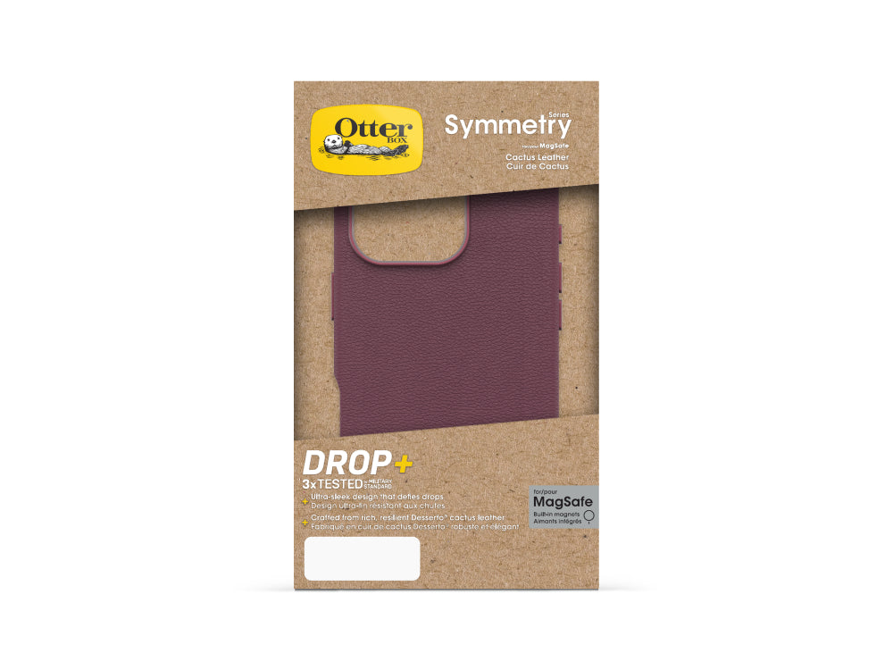 OtterBox Symmetry Cactus - iPhone 16 Pro - Maroon