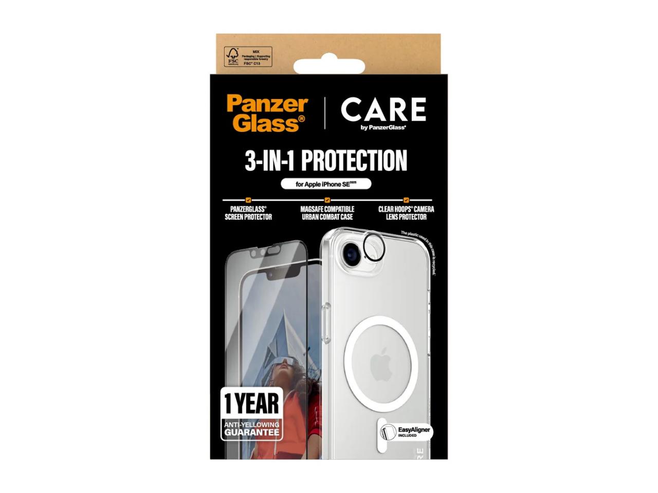 CARE by Panzer Flagship 3-in-1 Bundle - iPhone 16e