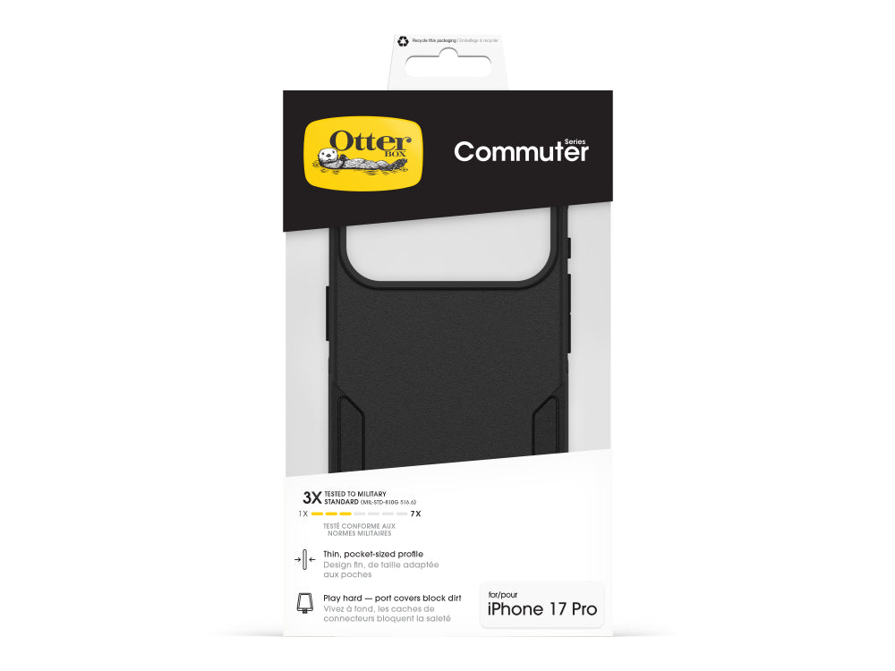 OtterBox Commuter MagSafe (CC) - iPhone 17 Pro - Black