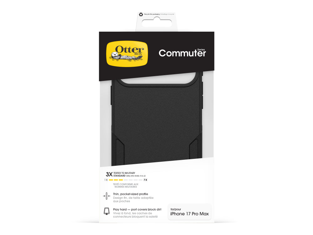OtterBox Commuter MagSafe (CC) - iPhone 17 Pro Max - Black
