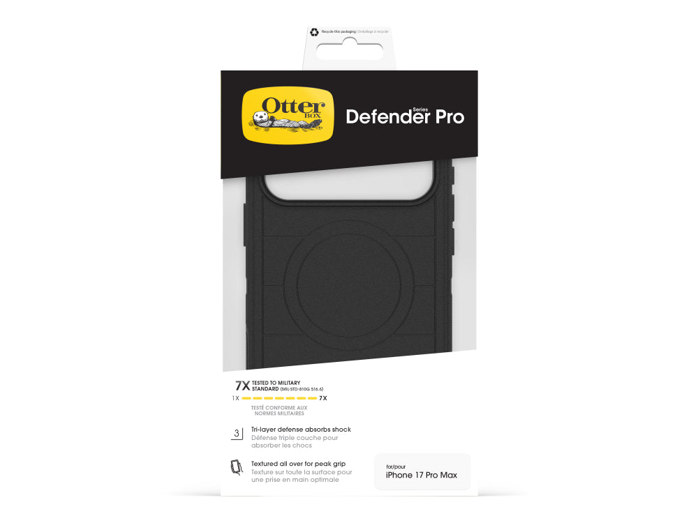 OtterBox Defender Pro MagSafe (CC) - iPhone 17 Pro Max-Black
