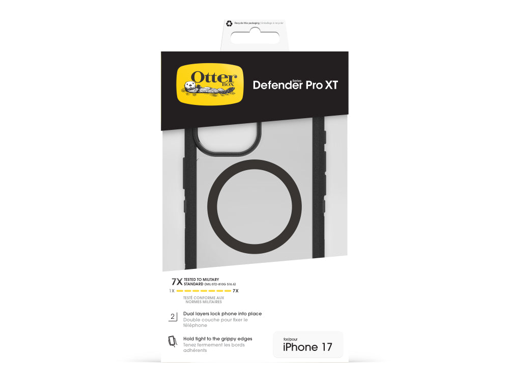 OtterBox Defender Pro XT Clear (CC) - iPhone 17 - Dark Side