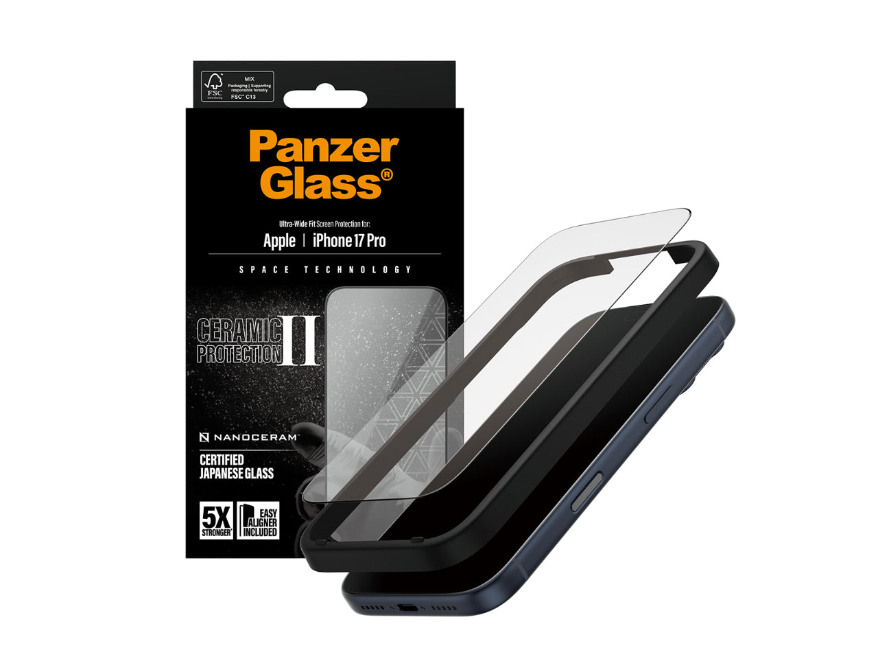 PanzerGlass UWF Ceramic SP - iPhone 17 Pro