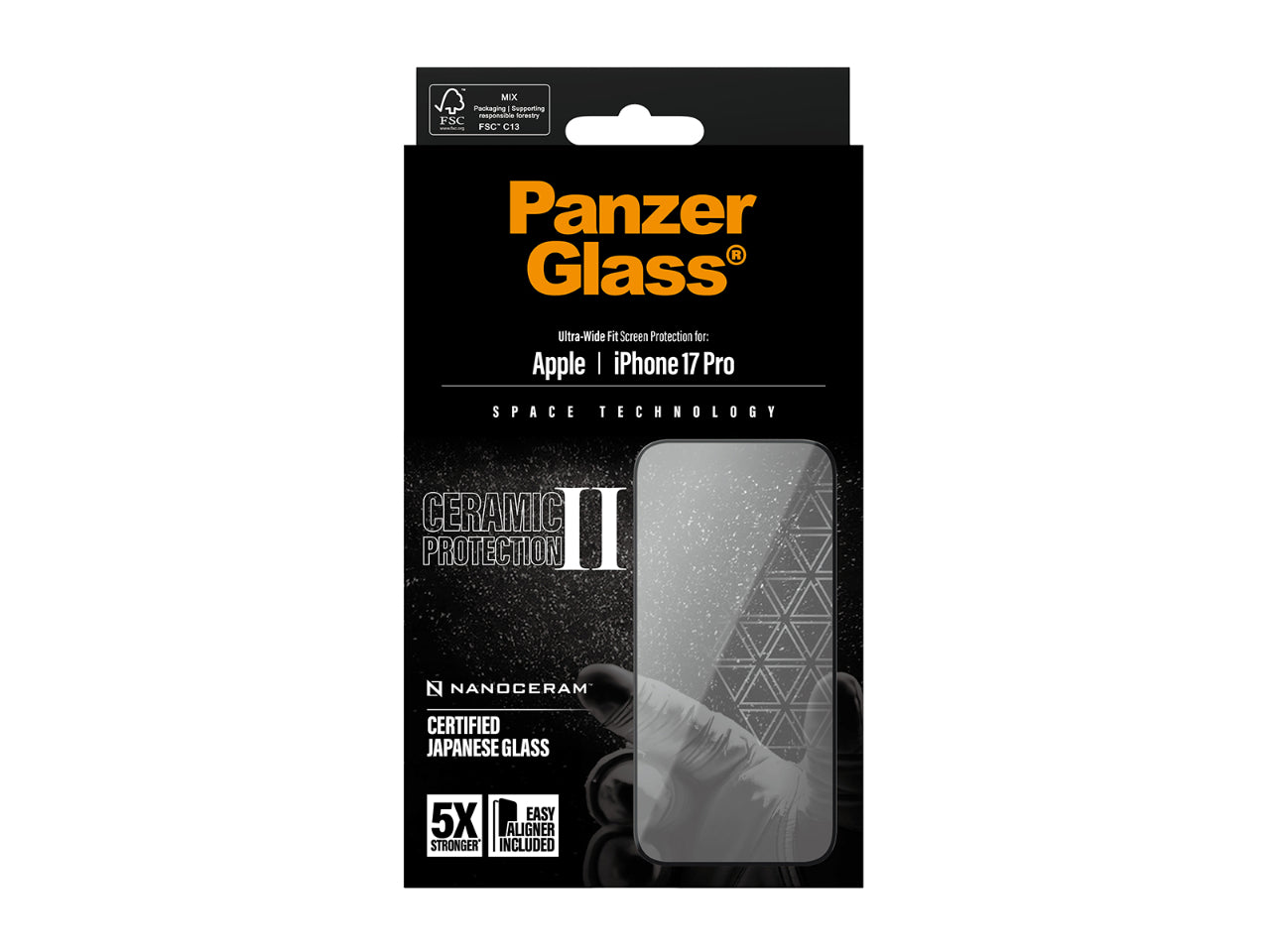 PanzerGlass UWF Ceramic SP - iPhone 17 Pro