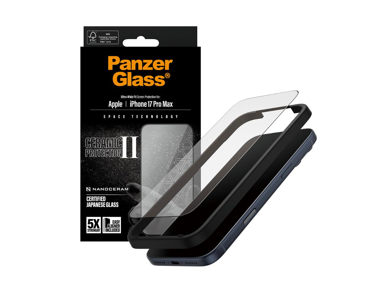 PanzerGlass UWF Ceramic SP - iPhone 17 Pro Max