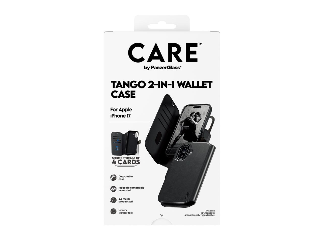 CARE by Panzer Feature Tango Case(MS) - iPhone 17 - Black