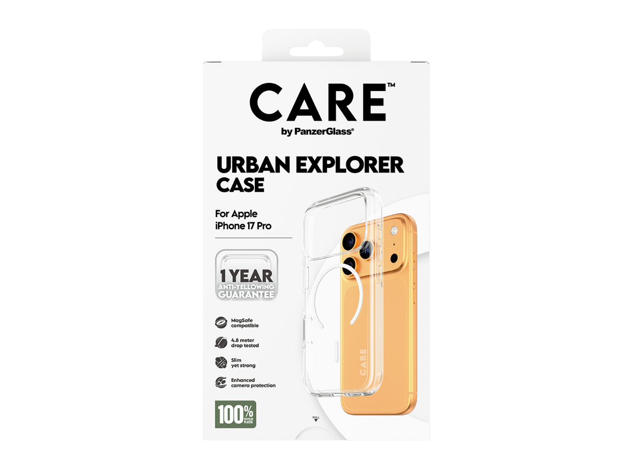 CARE by Panzer Urban Explorer (MS) - iPhone 17 Pro - Clr/Wht