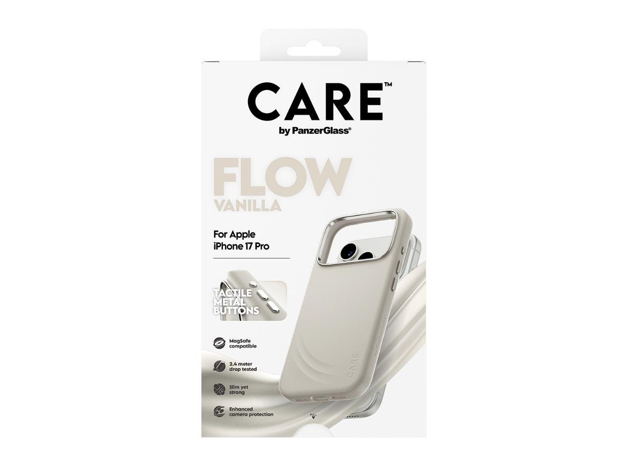 CARE by Panzer Flow Case (MS) - iPhone 17 Pro - Vanilla