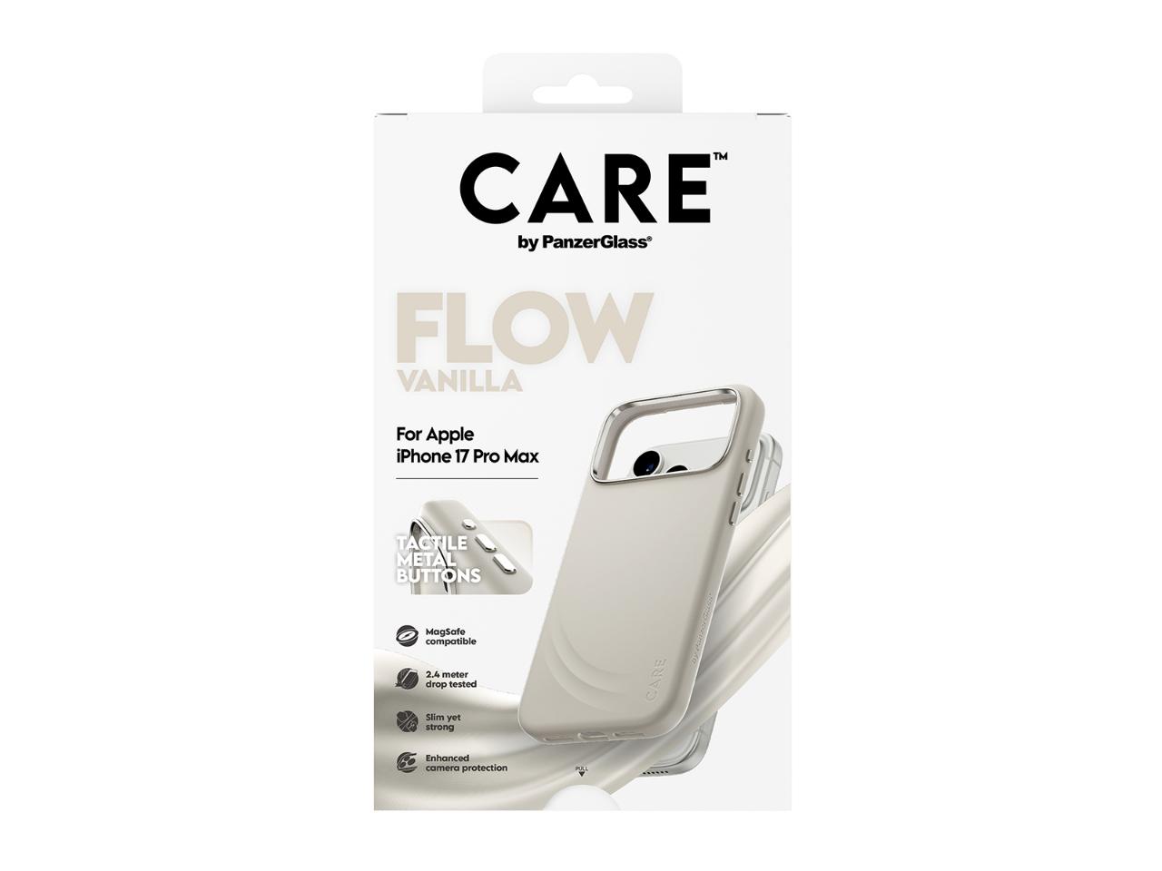 CARE by Panzer Flow Case (MS) - iPhone 17 Pro Max - Vanilla