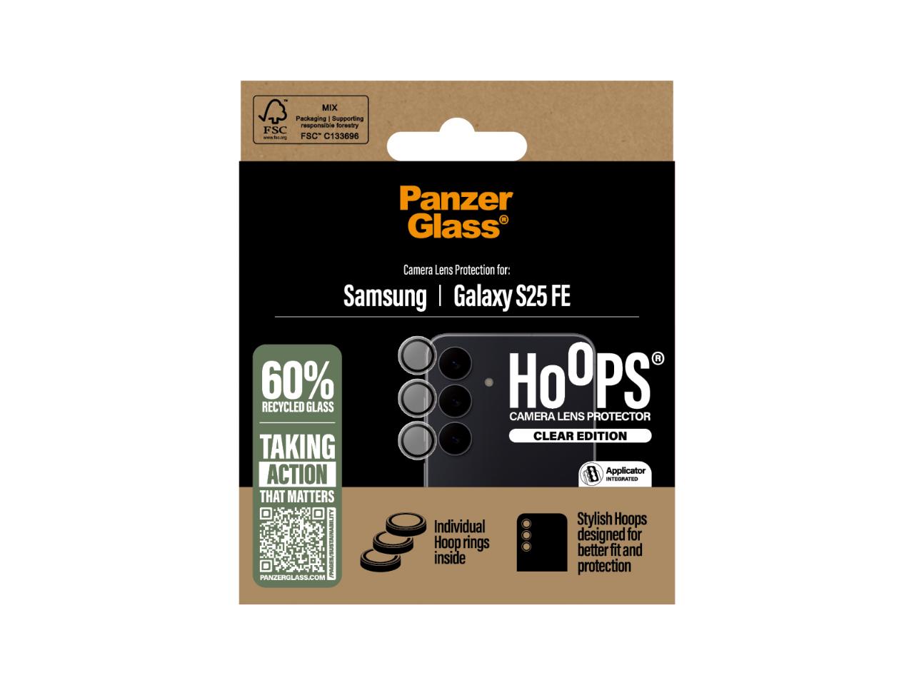 PanzerGlass Hoops Lens Protector - Samsung Galaxy S25 FE