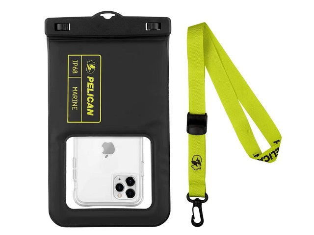 Pelican Waterproof Floating Pouch XL - Black/Neon Green
