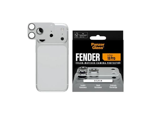 PanzerGlass FENDER Camera Protect- iPhone 18 Pro - Silver