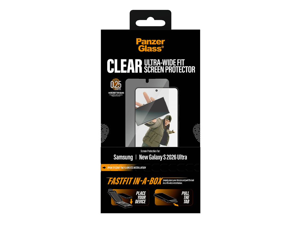 PanzerGlass UWF w. Fasfit in a box - Samsung GS26 Ultra