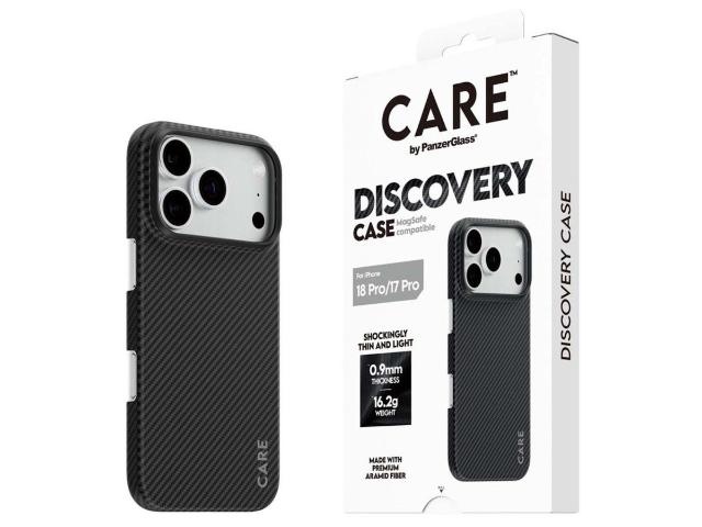 CARE by Panzer Discovery Case (MS) -iPhone 18 Pro - Black