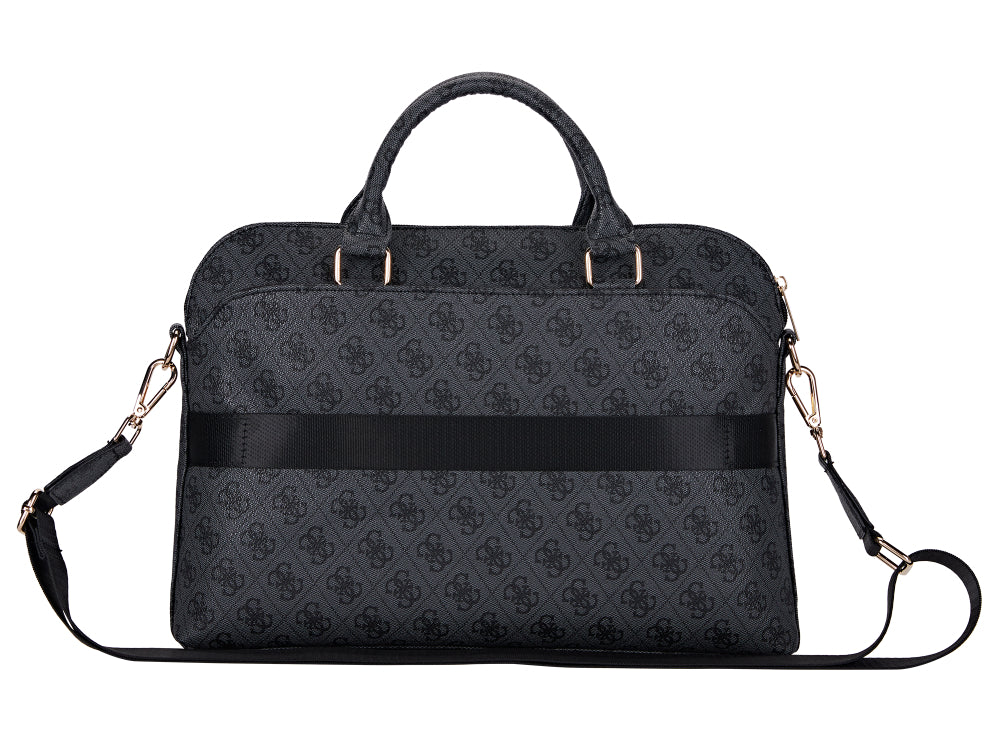Guess 4G Zipper Pocket - Laptop Bag 15/16-inch - Black