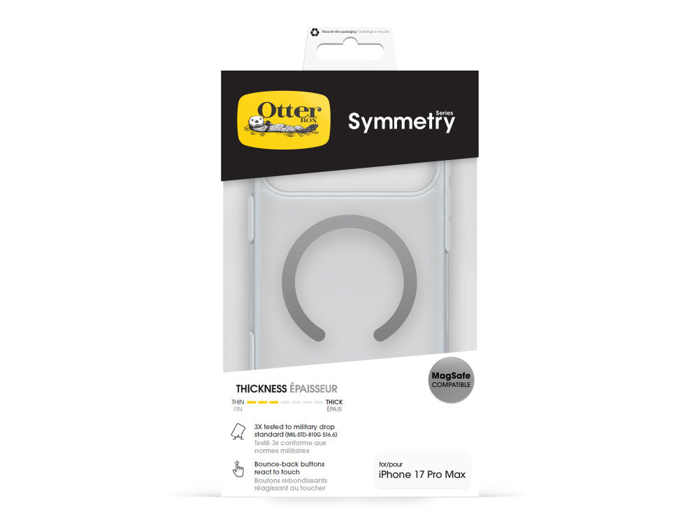 OtterBox Symmetry MagSafe - iPh 18 Pro Max /17 Pro Max - Clr
