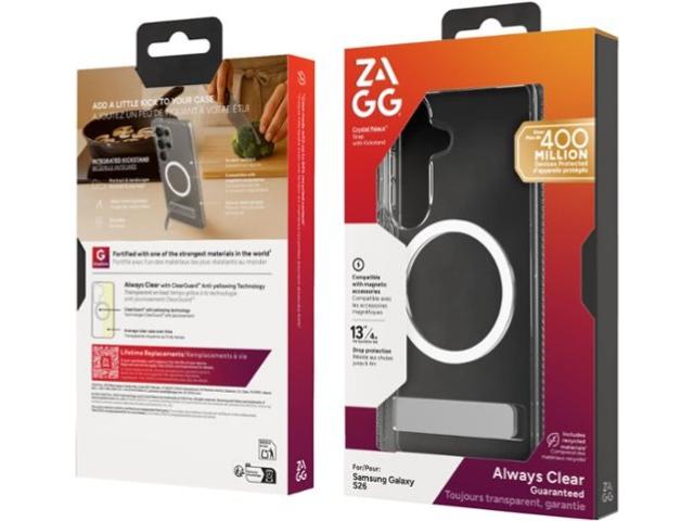 ZAGG Crystal Palace Snap Kickstand - Samsung GS26 - Clear